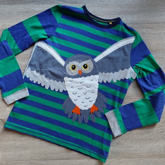NEW Mini Boden owl tee 11-12 years - Picture 12 of 12